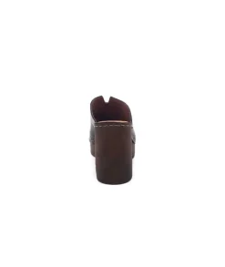 Ivoire0351a Ivoire 8235461 Cuir Noir*Femme Mules