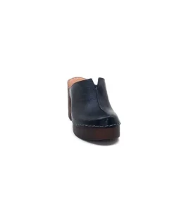 Ivoire0351a Ivoire 8235461 Cuir Noir*Femme Mules