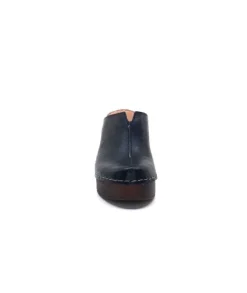 Ivoire0351a Ivoire 8235461 Cuir Noir*Femme Mules