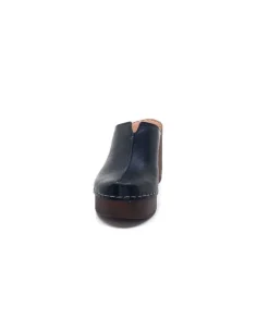 Ivoire0351a Ivoire 8235461 Cuir Noir*Femme Mules
