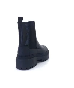 Ivoire0209b Ivoire 12284 Cuir Noir*Femme Bottines