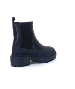 Ivoire0209b Ivoire 12284 Cuir Noir*Femme Bottines