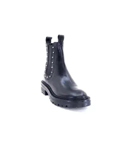 Ivoire0104a Ivoire 50055 Cuir Noir*Femme Bottines