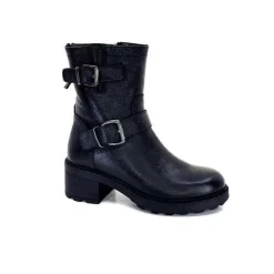Ivoire-354 Ivoire 109332 Cuir Noir*Femme Fourrées