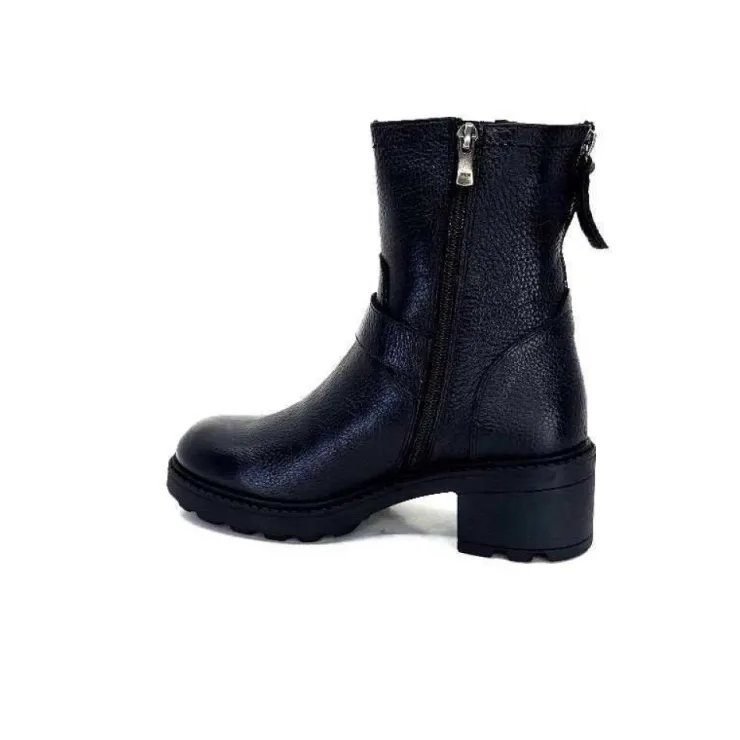Ivoire-354 Ivoire 109332 Cuir Noir*Femme Fourrées