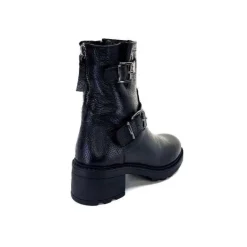 Ivoire-354 Ivoire 109332 Cuir Noir*Femme Fourrées