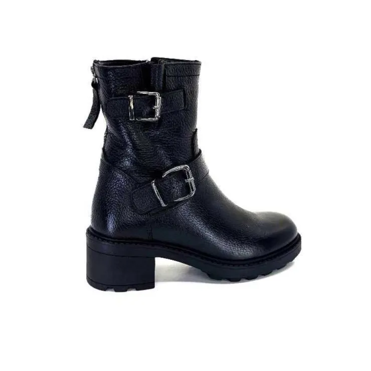 Ivoire-354 Ivoire 109332 Cuir Noir*Femme Fourrées