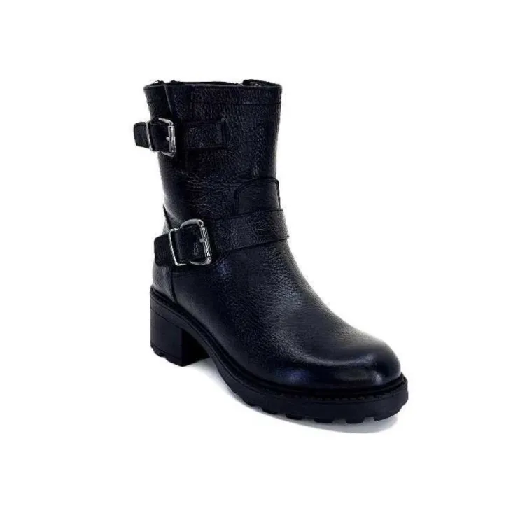 Ivoire-354 Ivoire 109332 Cuir Noir*Femme Fourrées