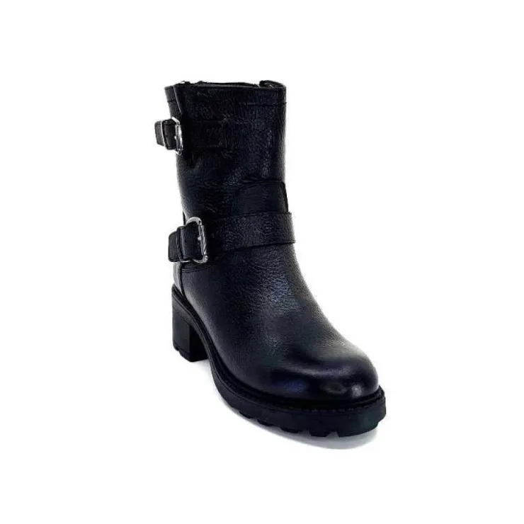 Ivoire-354 Ivoire 109332 Cuir Noir*Femme Fourrées