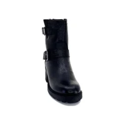 Ivoire-354 Ivoire 109332 Cuir Noir*Femme Fourrées