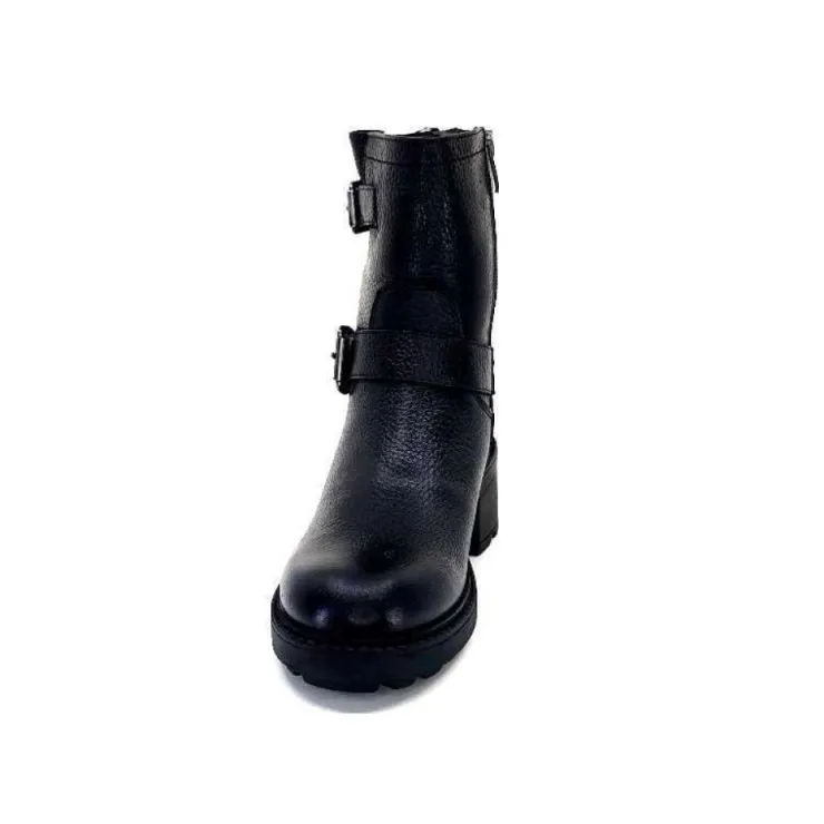 Ivoire-354 Ivoire 109332 Cuir Noir*Femme Fourrées