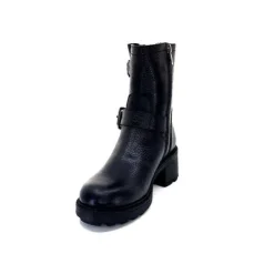 Ivoire-354 Ivoire 109332 Cuir Noir*Femme Fourrées