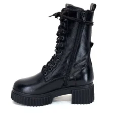 Ivoire0218a Ivoire 179002 Cuir Noir*Femme Bottines