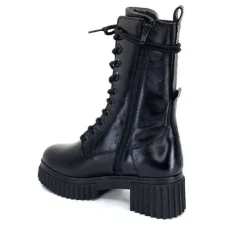 Ivoire0218a Ivoire 179002 Cuir Noir*Femme Bottines