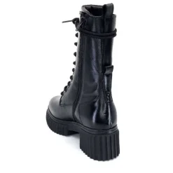 Ivoire0218a Ivoire 179002 Cuir Noir*Femme Bottines