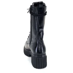 Ivoire0218a Ivoire 179002 Cuir Noir*Femme Bottines