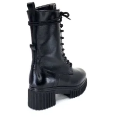 Ivoire0218a Ivoire 179002 Cuir Noir*Femme Bottines