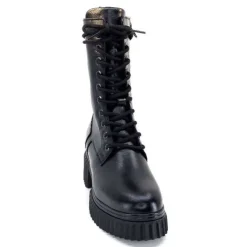 Ivoire0218a Ivoire 179002 Cuir Noir*Femme Bottines