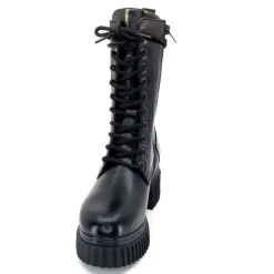 Ivoire0218a Ivoire 179002 Cuir Noir*Femme Bottines