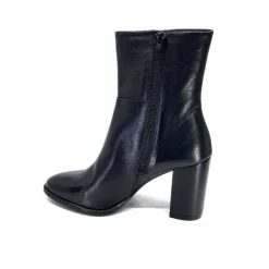 Ivoire0104a Ivoire 52324 Cuir Noir*Femme Bottines
