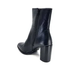 Ivoire0104a Ivoire 52324 Cuir Noir*Femme Bottines