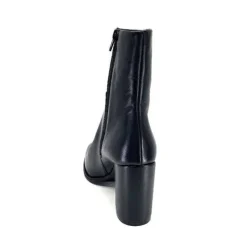 Ivoire0104a Ivoire 52324 Cuir Noir*Femme Bottines
