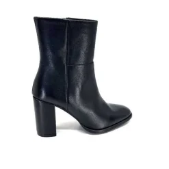 Ivoire0104a Ivoire 52324 Cuir Noir*Femme Bottines