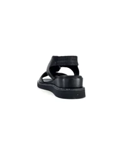 Ivoire-354 Ivoire 107614 Cuir Noir*Femme Plateformes