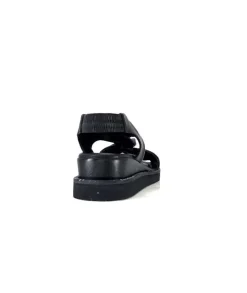 Ivoire-354 Ivoire 107614 Cuir Noir*Femme Plateformes