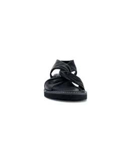 Ivoire-354 Ivoire 107614 Cuir Noir*Femme Plateformes