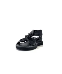 Ivoire-354 Ivoire 107614 Cuir Noir*Femme Plateformes