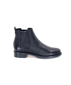 Ivoire0381b Ivoire 7407 Cuir Noir*Femme Bottines