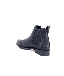 Ivoire0381b Ivoire 7407 Cuir Noir*Femme Bottines