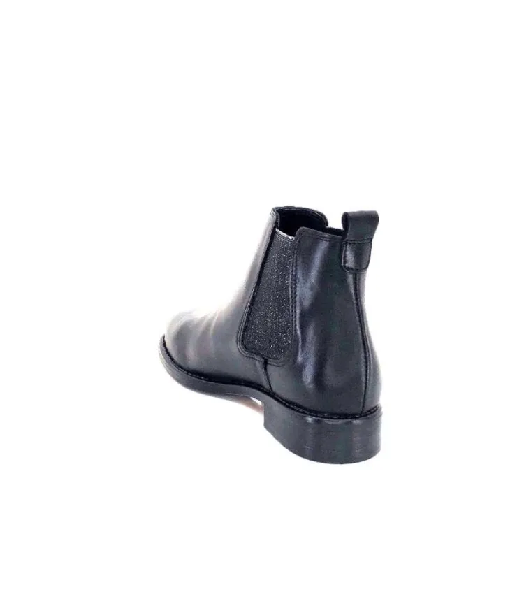 Ivoire0381b Ivoire 7407 Cuir Noir*Femme Bottines