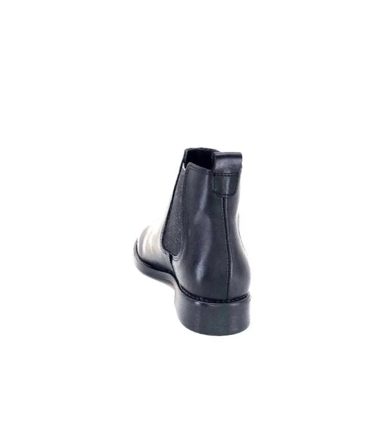 Ivoire0381b Ivoire 7407 Cuir Noir*Femme Bottines