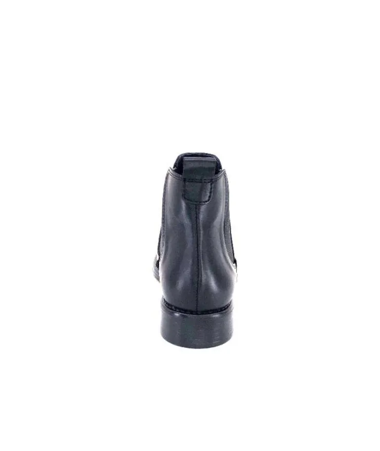 Ivoire0381b Ivoire 7407 Cuir Noir*Femme Bottines