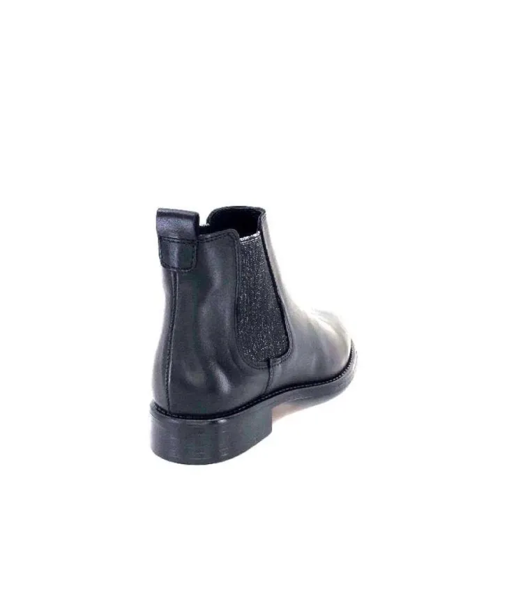 Ivoire0381b Ivoire 7407 Cuir Noir*Femme Bottines