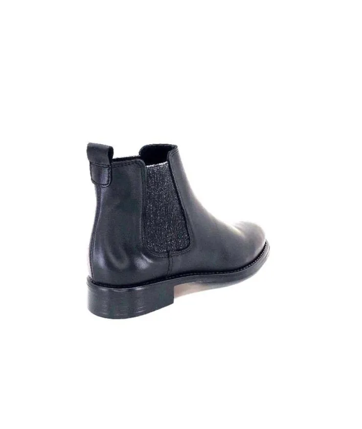 Ivoire0381b Ivoire 7407 Cuir Noir*Femme Bottines