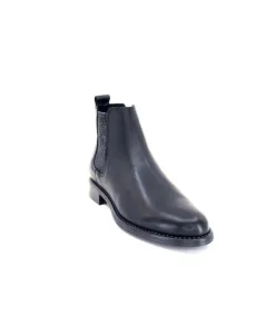 Ivoire0381b Ivoire 7407 Cuir Noir*Femme Bottines