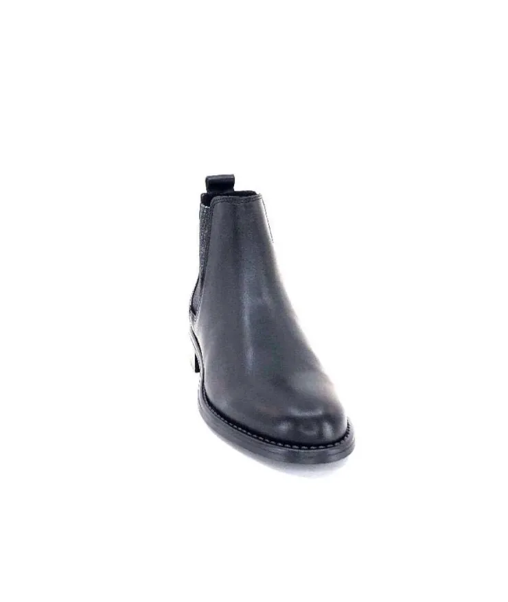 Ivoire0381b Ivoire 7407 Cuir Noir*Femme Bottines