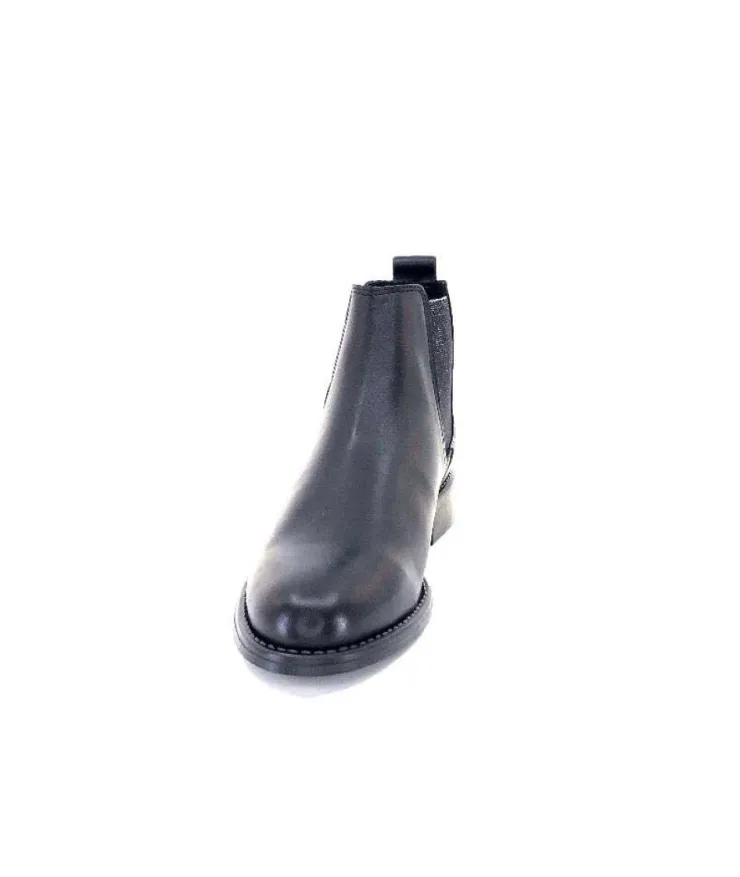 Ivoire0381b Ivoire 7407 Cuir Noir*Femme Bottines