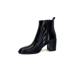 Ivoire0381b Ivoire 8233 Cuir Noir*Femme Bottines