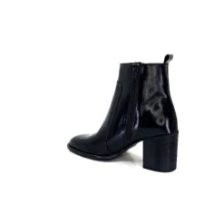 Ivoire0381b Ivoire 8233 Cuir Noir*Femme Bottines