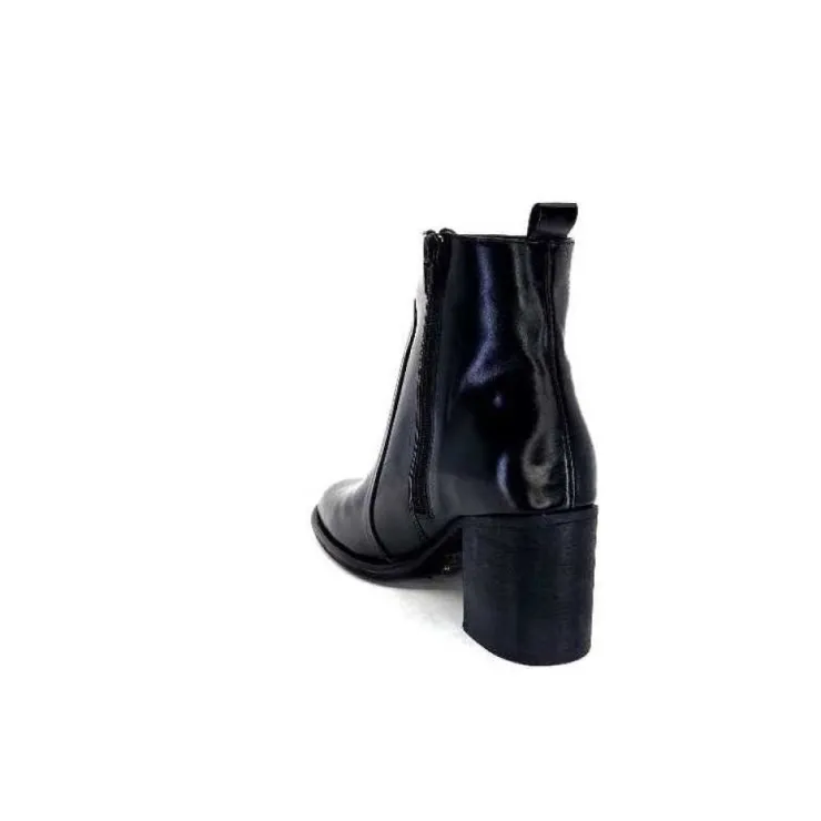 Ivoire0381b Ivoire 8233 Cuir Noir*Femme Bottines