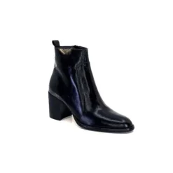 Ivoire0381b Ivoire 8233 Cuir Noir*Femme Bottines