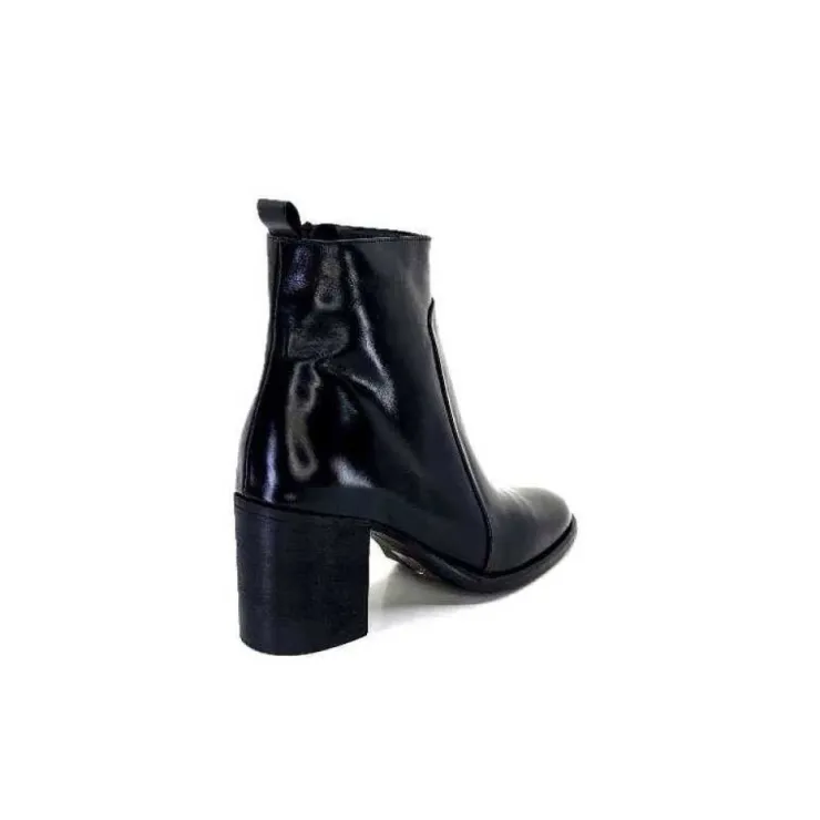 Ivoire0381b Ivoire 8233 Cuir Noir*Femme Bottines