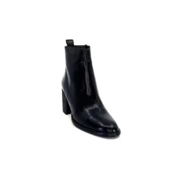 Ivoire0381b Ivoire 8233 Cuir Noir*Femme Bottines