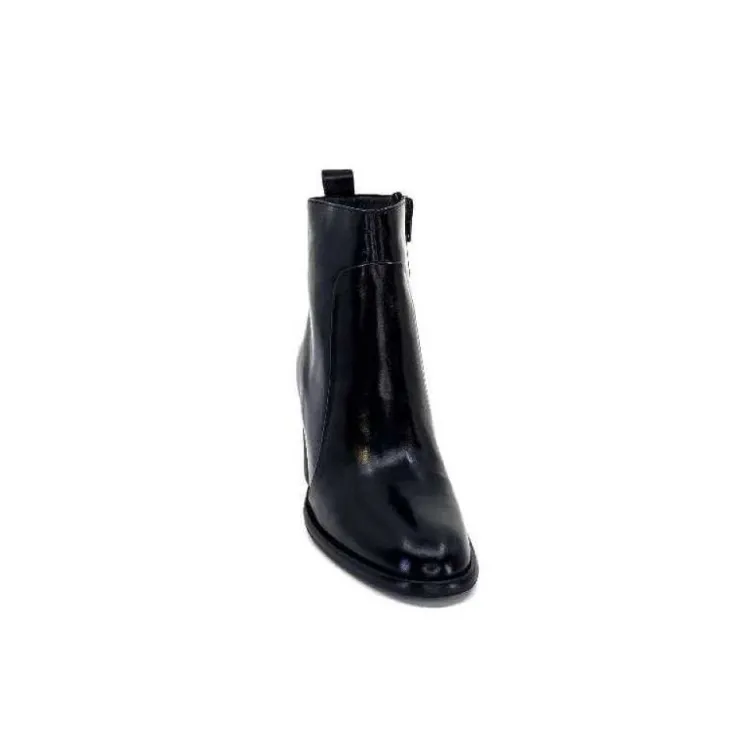 Ivoire0381b Ivoire 8233 Cuir Noir*Femme Bottines