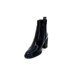 Ivoire0381b Ivoire 8233 Cuir Noir*Femme Bottines