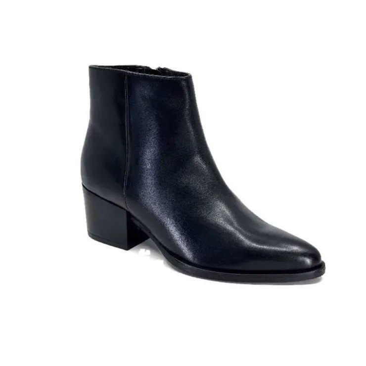 Ivoire0104a Ivoire 46105 Cuir Noir*Femme Bottines